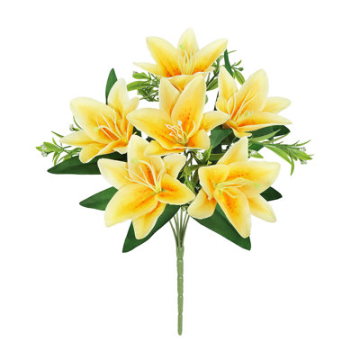 Fabric Lillies Arrangement