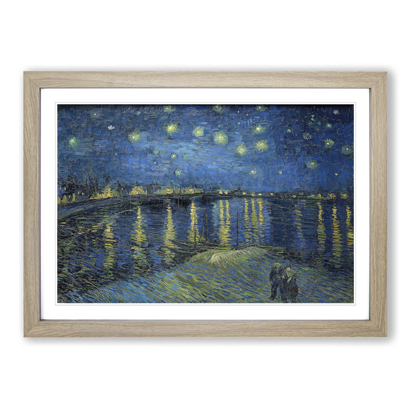 Vincent Van Gogh - Single Picture Frame Painting, Oak