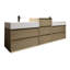 Meuble-lavabo mural double 104 po Albizu-69315967