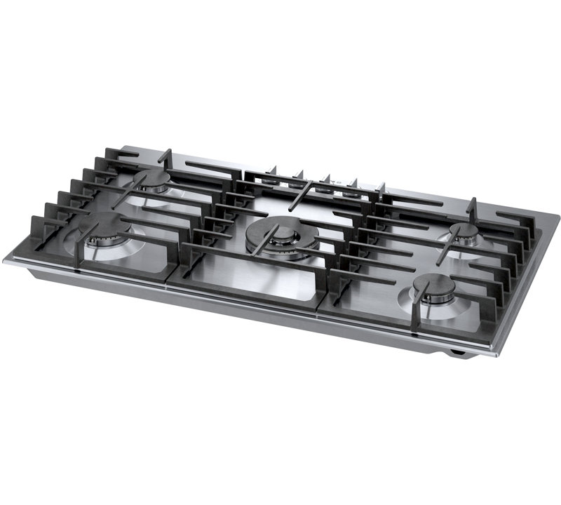 800 Series,36' Gas Cooktop,5 Burner,SS