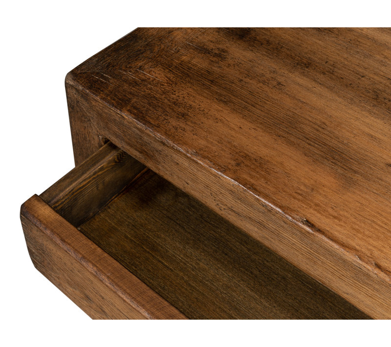 Anton 72'' W Solid Wood Console Table, Brown