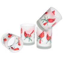 The Holiday Aisle® Thomason 4 - Piece 15oz. Glass Drinking Glass Glassware  Set