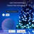 Twinkly Candies App-controlled Candle-shaped Led Light String With 200 Rgb (16 Million Colors) Leds. 5 Meters / 16.4 Feet. Green Wire. Usb-c-powered. Indoor Smart Home Lighting Decoration