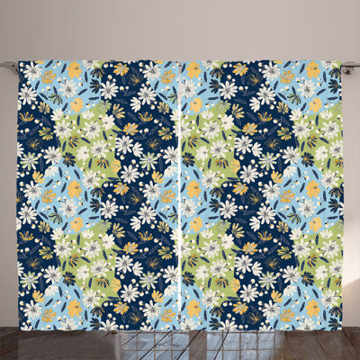 Semi Sheer Curtain Pair
