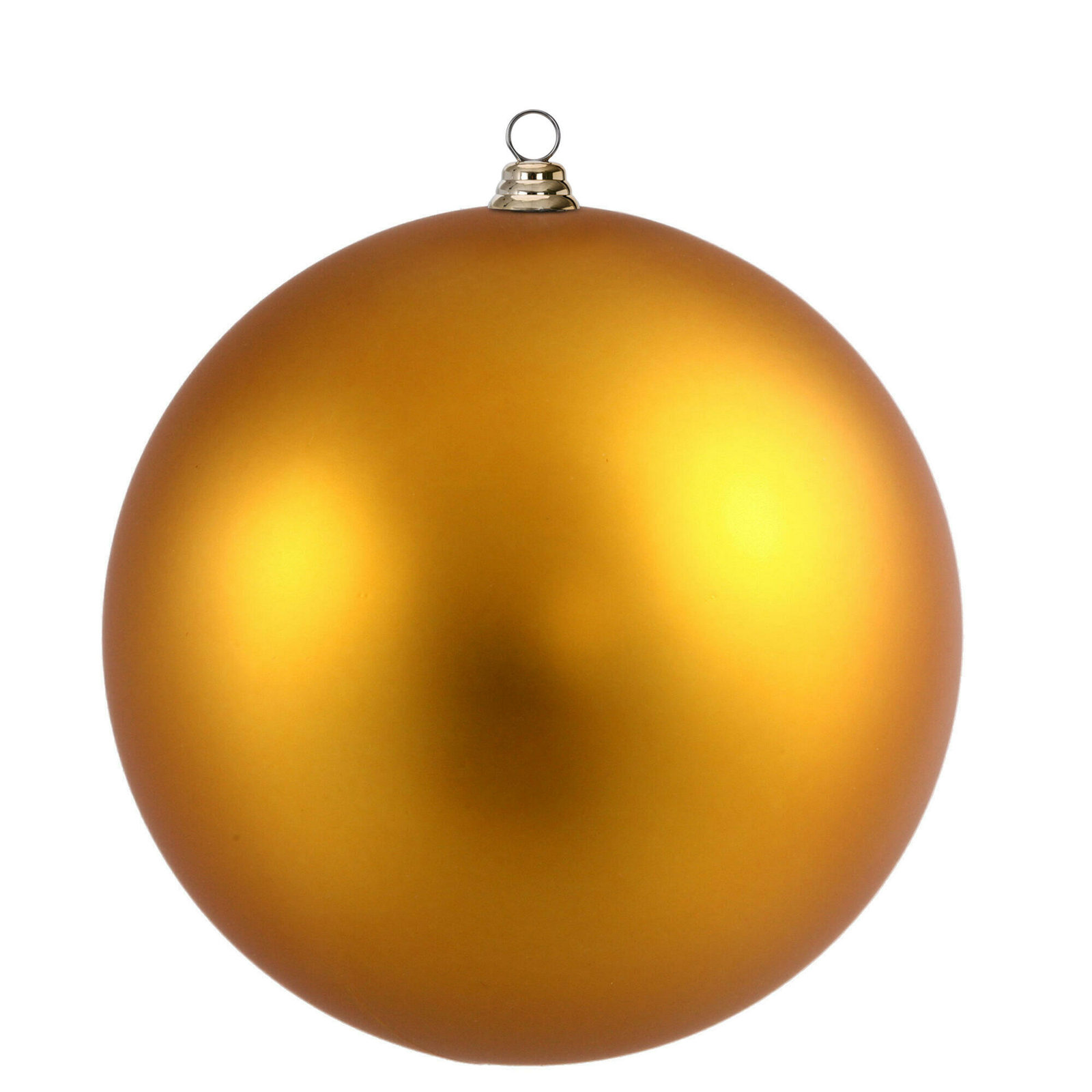 Shatterproof Bauble, 15.75" H x 15.75" W x 15.75" D, Antique Gold