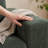 76‘’Green Corduroy Modular Loveseat Sofa，Solid Wood Frame High-Density Memory Foam