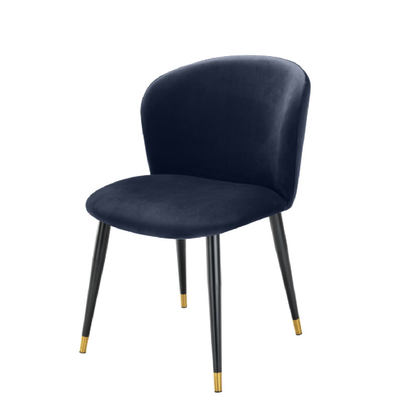 Volante Upholstered Dining Chair, Savona Midnight Blue