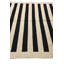 Tapis noir et blanc Ohlson