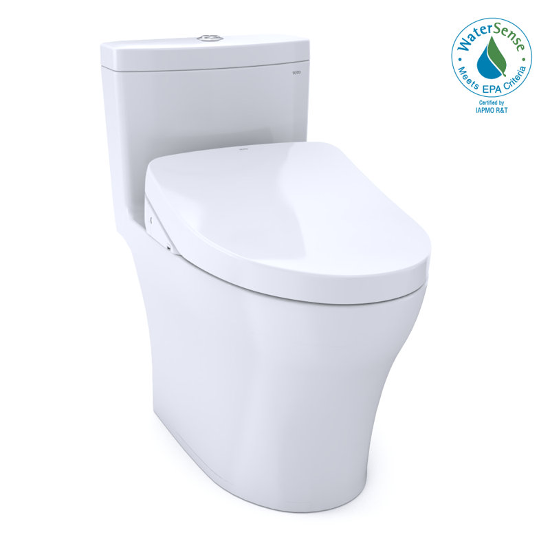 Aquia® Dual-Flush Elongated Two-Piece Toilet (Seat Included)