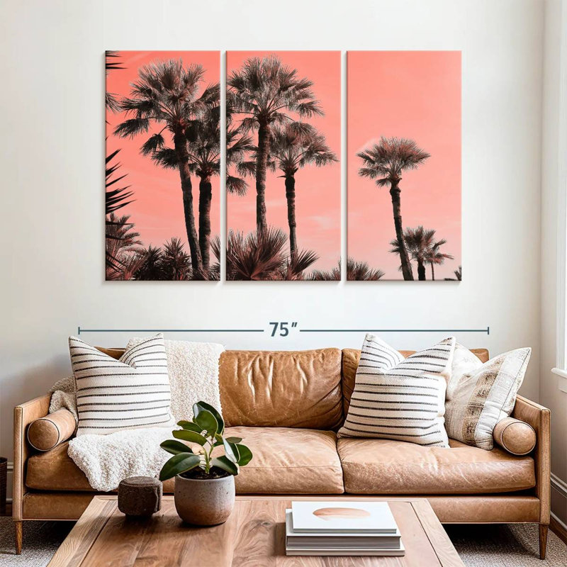 Harnek Monte Carlo Palm Trees, 42" H x 65" W