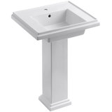Tresham Fireclay Pedestal Bathroom Sink