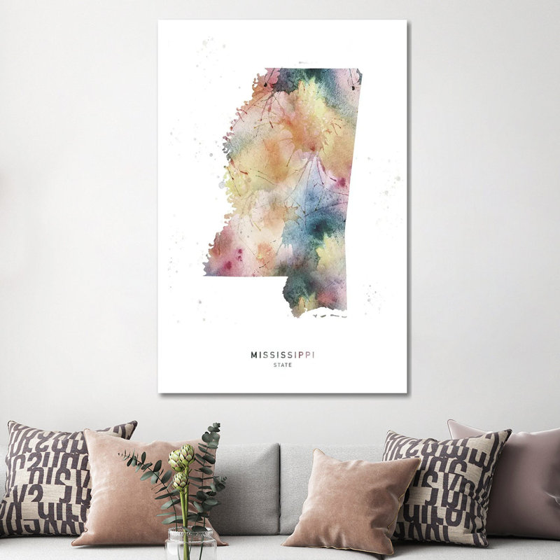 Mississippi State - Wrapped Canvas Painting, 152.5 cm H x 101.5 cm W