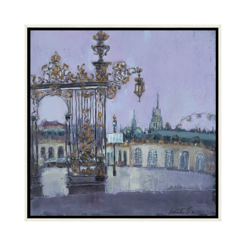 Place Stanislas In Nancy - reproduction d'art murale encadrée, H 37 po x l 37 po, Reproduction encadrée sans passe-partout