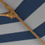 Parasol en bois de teck 7,5 pi-557198542