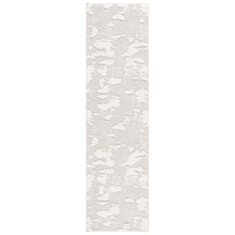 Tapis Amberle 100 beige / ivoire, Tapis de couloir 2 pi 2 po x 7 pi