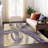 Machine Washable Indoor/Outdoor Lockway ACN2421 Abstract Rug-528964071