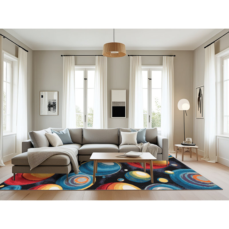 Tapis mauve lavable à la machine, Rectangle 6 pi x 9 pi