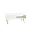 Table basse de 41,34 po en rotin, porte coulissante pour rangement, pieds solides, table moderne pour le salon-1887092469