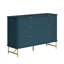 Commode décorative 3 tiroirs (bleu)