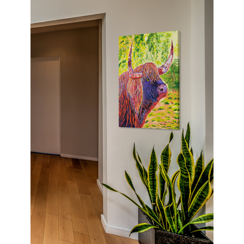 France Gilbert - Wrapped Canvas Painting, 114cm H x 76cm W