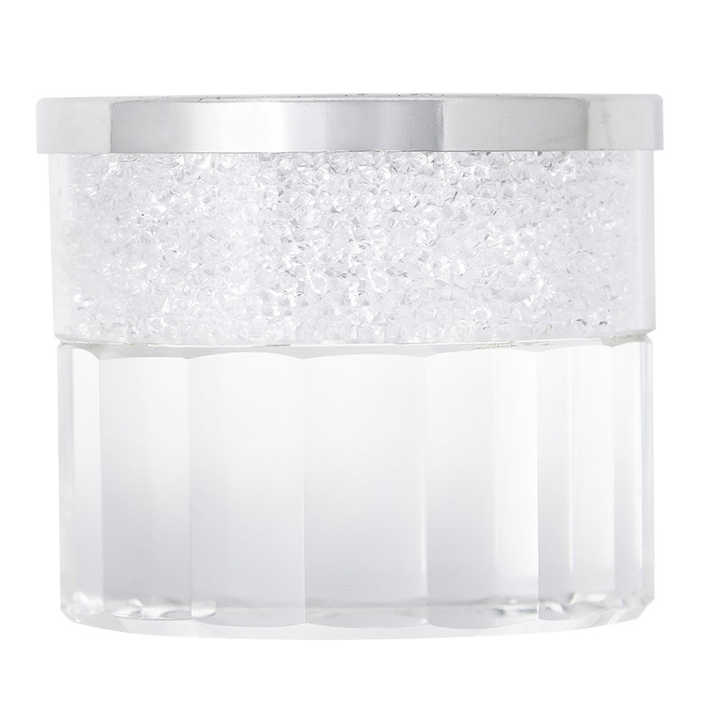  Sparkles Home | Porte-bougie en cristal Vetrina | Fini à la main | Base en strass