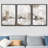 Muted Brown Grunge Abstract Modern Rustic Zen Neutral Home Decor - Framed Canvas Print Wall Art Work-73380103-73380105
