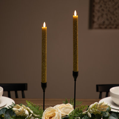 Flameless LED Taper Christmas Candles 11"