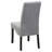 Coad Velvet Upholstered Dining Side Chair Grey-21366420