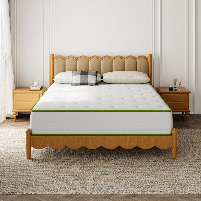 Stubbeman 12'' Anti Static Plush Cooling Gel Memory Foam Hybrid Mattress – 10-Year Warranty, CertiPUR-US, OEKO-TEX, SGS Certified