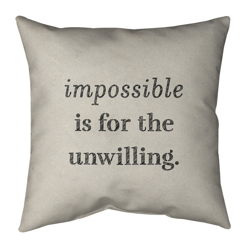 Coussin de sol, 28 po x 28 po, Blanc / Noir