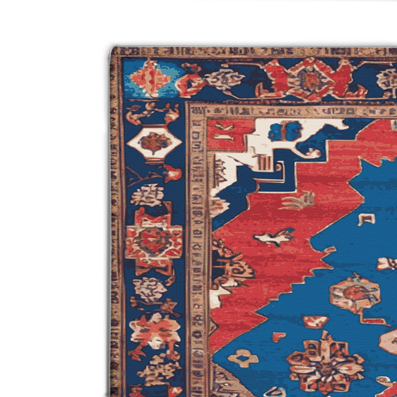 Tapis gris d'intérieur et d'extérieur Tabriz, Rectangulaire 2 pi x 3 pi