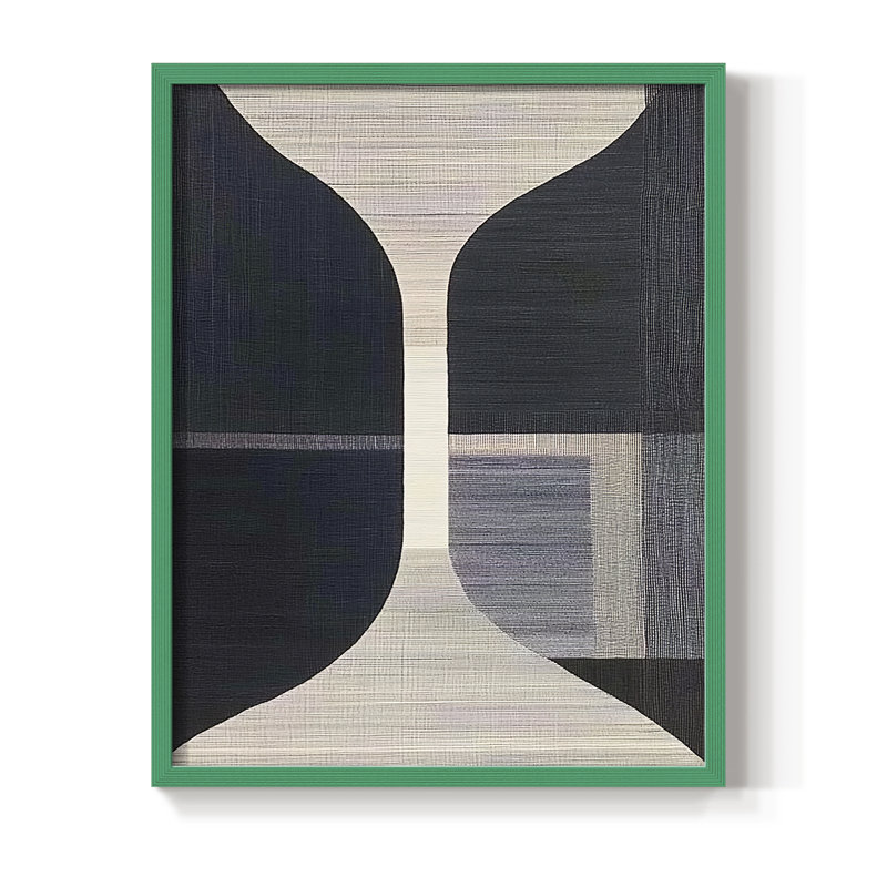 "ABSTRACT Series DCL XXVII" par J Paul, Vert, H 11 po x l 9 po
