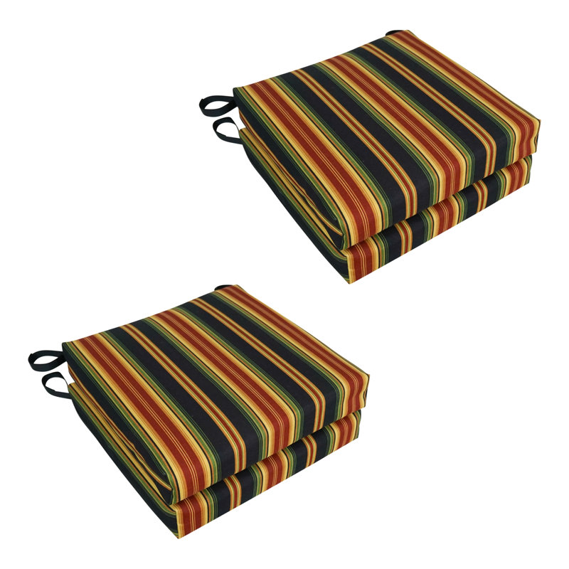 Outdoor 3'' Seat Cushion, Lyndhurst Raven