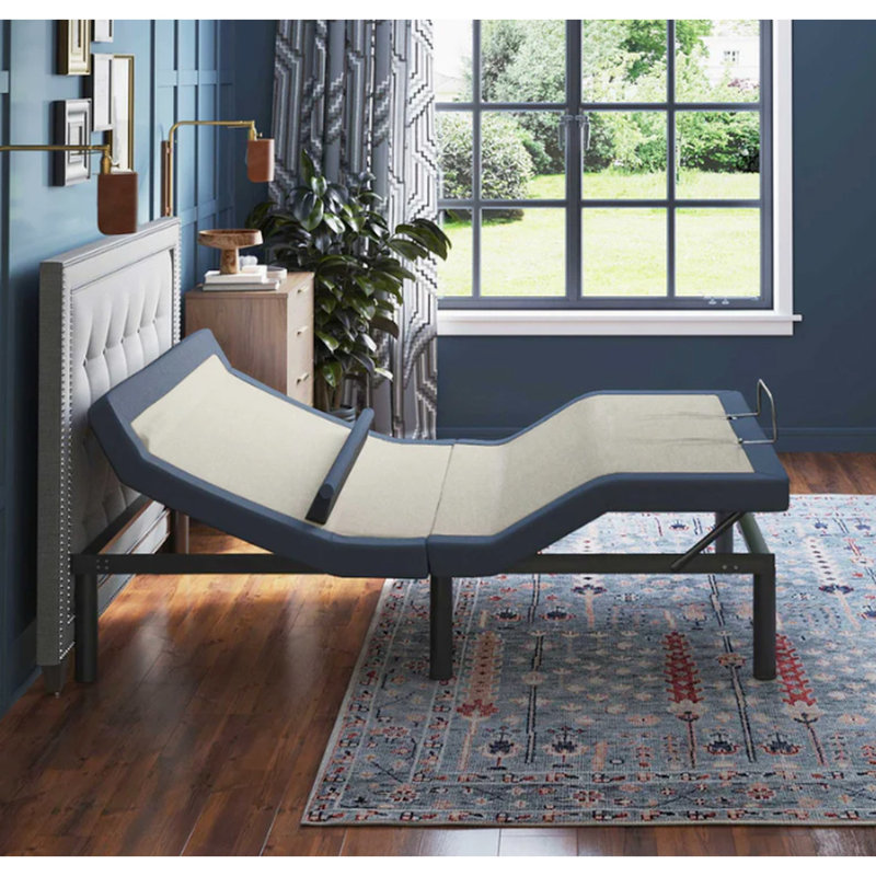 Base de lit très grand réglable Bt6500 avec inclinaison de la tête / du pied, ajustement des 31 pieds et soutien lombaire avec éclairage à 3 modes de massage