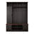 3-in-1 Hall Tree with 6 Hooks, Storage Bench, and Adjustable Shelves for Entryway, Mudroom, or Hallway Organization.-615959649