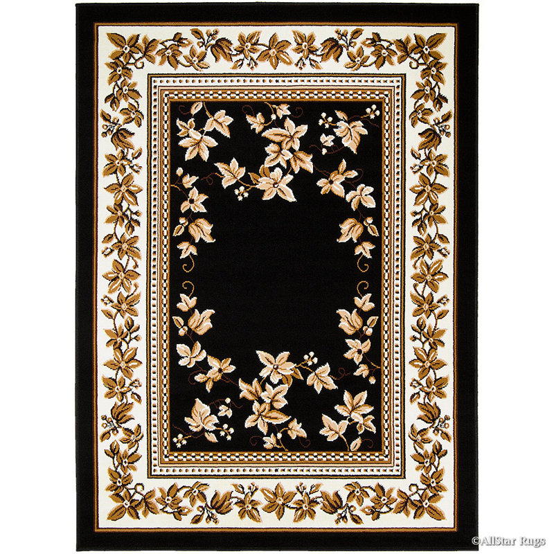 Floral Indoor Rug, Rectangle  7'7" x 10'6"