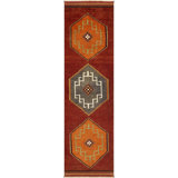 Antique One Of A Kind One-of-a-Kind 3'2" X 11'4" Area Rug