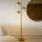 Jacob 64 in. Mid-Century Modern 3-Light Adjustable LED Floor Lamp with 3 Metal Cone Shades
