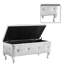 Banc de rangement rembourré élégant avec pieds en métal-870888353