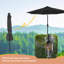 Parasol de marché avec lumières solaires, parasol de table pour la terrasse-2106624767-2106624761