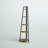 Charter 70" H x 22.37" W Iron Corner Bookcase-198769928