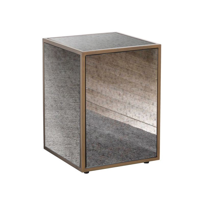Glass Top End Table