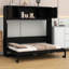 Lit escamotable double avec armoires de rangement