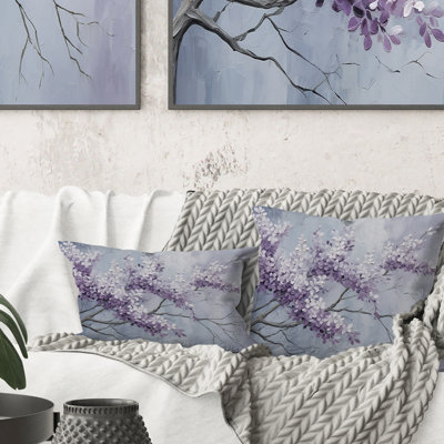 Magnifique coussin lilas Dreamscape IV - Lilas
