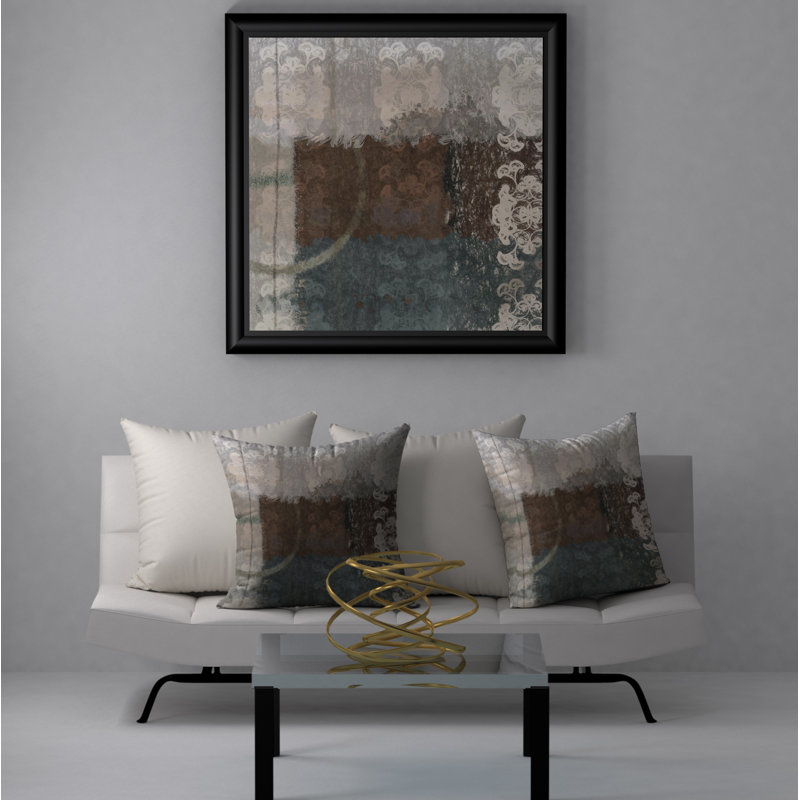Floral Reversible Throw Pillow, 20" x 20"