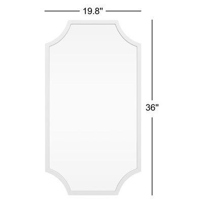 Toretto Metal Scalloped Wall Mirror