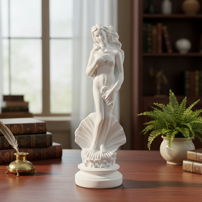 7 Inch Venus Statue, Birth Of Venus Resin Sculpture, Goddess Of Love Home Décor For Valentine's Day Wedding Gift