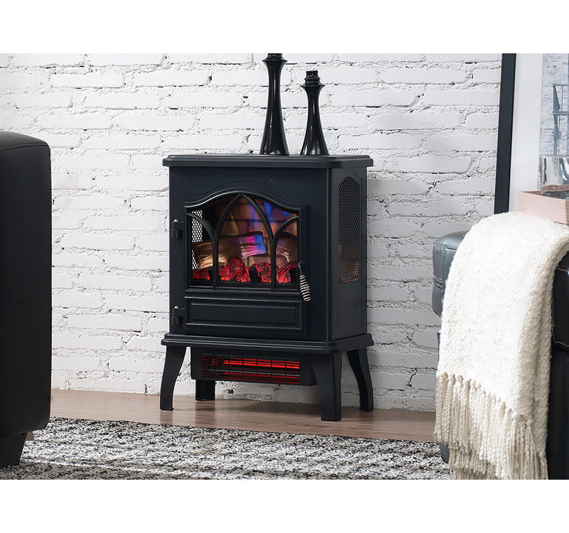 Foyer électrique à infrarouge noir Duraflame 3D
