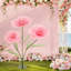 Fleurs artificielles avec base, support de décoration de fleurs artificielles de mariage