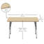 Laminate Adjustable Rectangle Activity Table-92311910